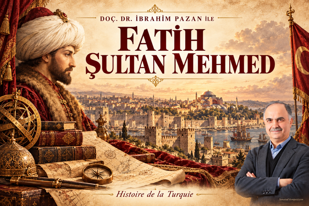 Fatih Sultan Mehmed — İbrahim Pazan ile. Sanatsal kompozisyon.